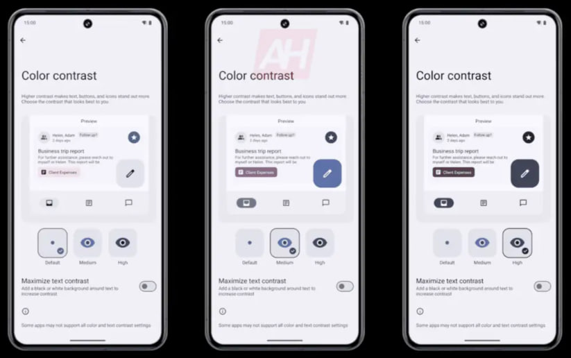 Android 15 Color Contrast App