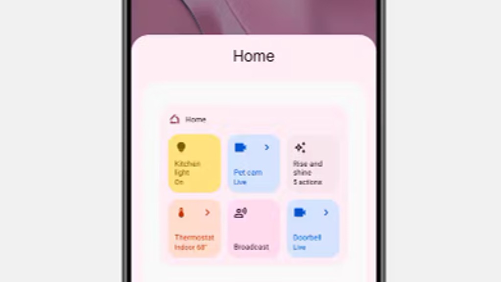 Google Home Widgets